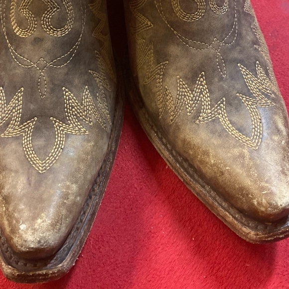 Ariat Brown Western Ankle Boots - Picture 9 of 14